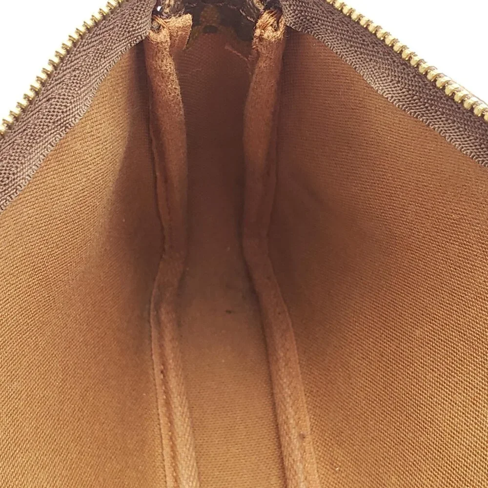 Louis Vuitton Pochette Accessoires Monogram Crossbody | LV Chain Shoulder Bag - Picture 15 of 16